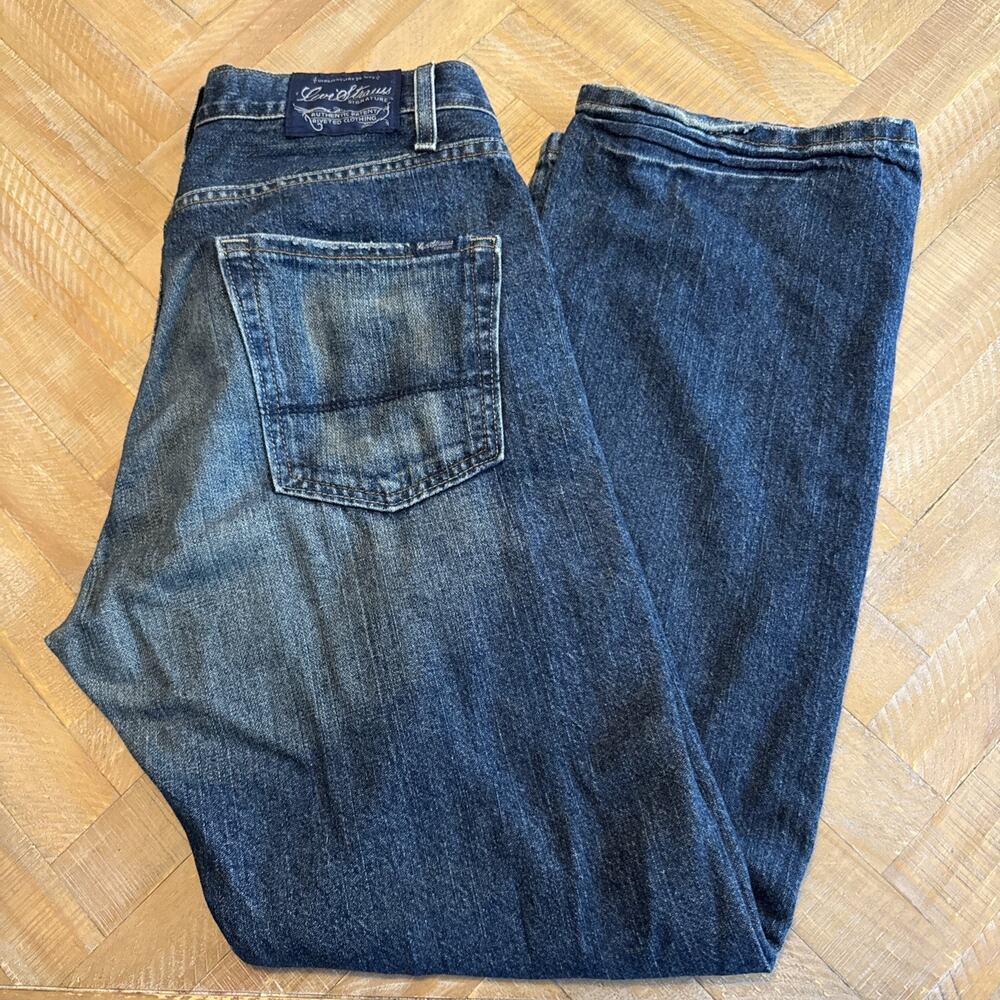 Levi Strauss Signature Slim Bootcut Denim Vintage Jeans Mens 30x30 Y2K Vintage